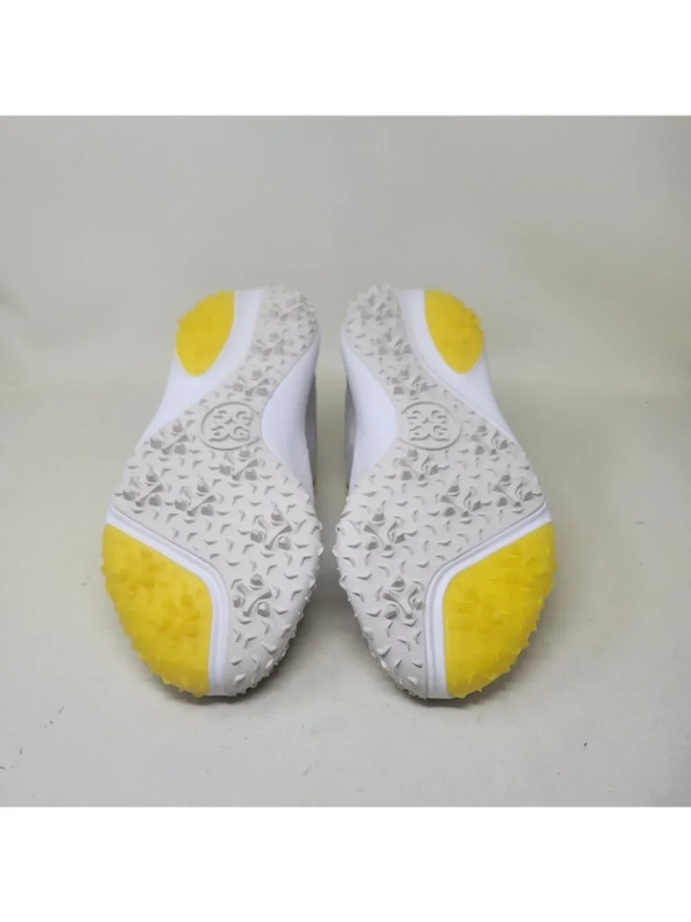 G/FORE G/18 Stone White Cyber Yellow Spikeless Golf Shoes Mens Size 11 GUF000001